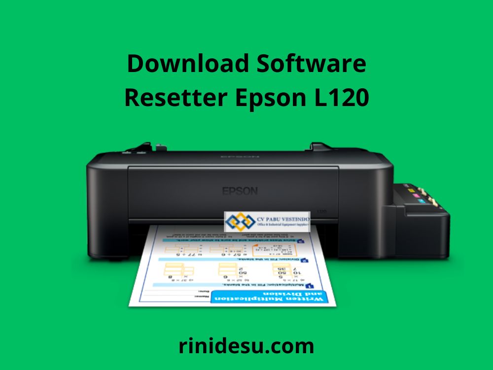 Download Software Resetter Epson L120